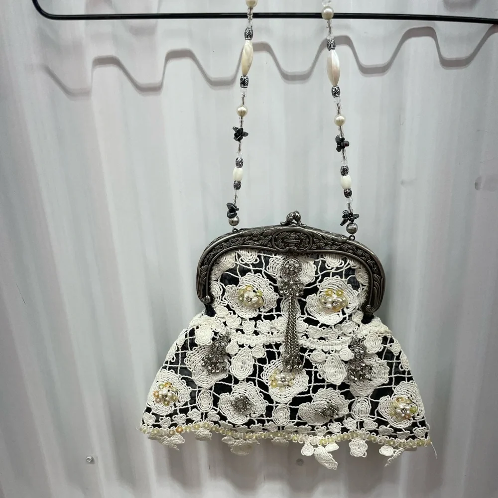 Mary Frances Lace Purse - Picture 11 of 11